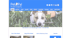 Desktop Screenshot of petpalanimalshelter.com