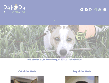 Tablet Screenshot of petpalanimalshelter.com