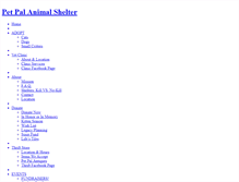 Tablet Screenshot of clinic.petpalanimalshelter.com